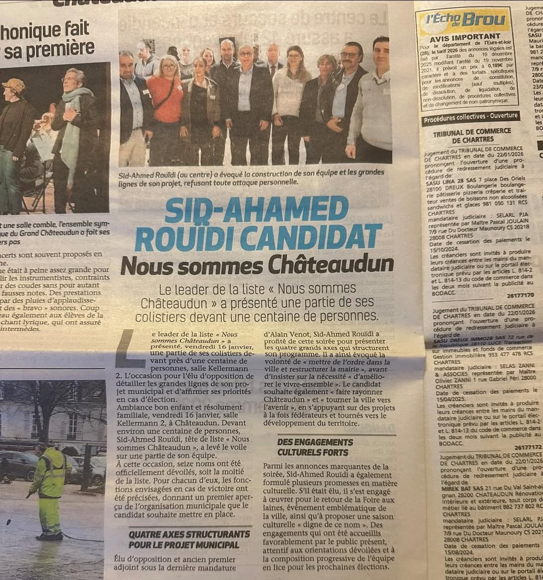 Retour presse sur la réunion de lancement